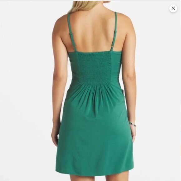 NWT 41 Hawthorn Beatriz Scallop Detail Mini Dress in Green, SP - Picture 2 of 14